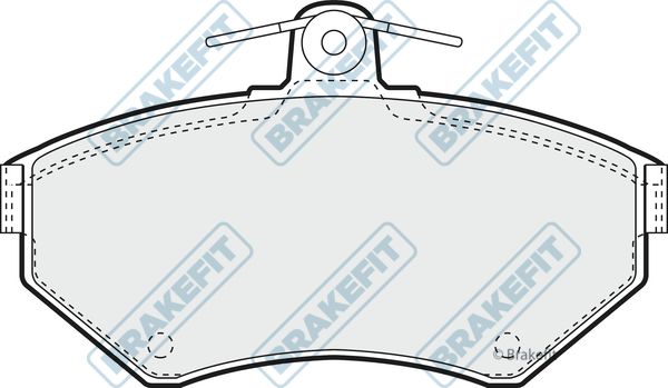 APEC BRAKING Piduriklotsi komplekt,ketaspidur PD3114